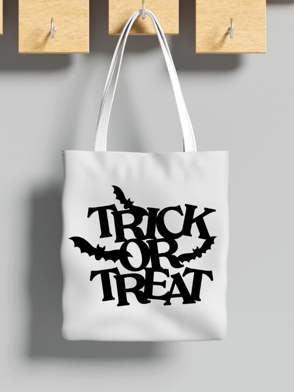 Trick or Treat Bat Handmade Tote